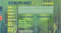 Desktop Screenshot of ecobiodiplomacy.com